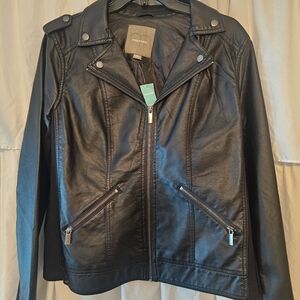 Faux Leather Jacket by Maurice's
